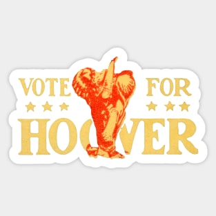 1928 Vote for Hoover Sticker
